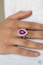 Load image into Gallery viewer, Hollywood Heirloom Pink Skinny Band Ring