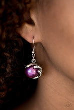 Load image into Gallery viewer, What you Sea is what you get Purple earring