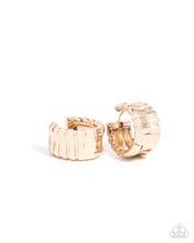 Load image into Gallery viewer, Seamless Sass Gold Hinged Hoop Earrings