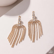 Load image into Gallery viewer, Tapered Twilight Gold Earrings