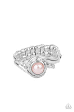 Load image into Gallery viewer, Pearly Pizzazz Pink Skinny Band Ring