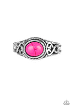 Load image into Gallery viewer, Set In Stone Pink Skinny Band Ring