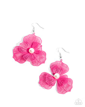 Load image into Gallery viewer, Petal the Score Pink Earrings