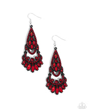Load image into Gallery viewer, Opera Stage Red Earrings