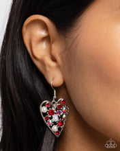 Load image into Gallery viewer, Unbelievable Shimmer Red Earrings