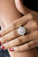 Load image into Gallery viewer, Targeted Timelessness Pink Skinny Band Ring