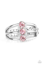 Load image into Gallery viewer, Triple Crown Winner Pink Skinny Band Ring