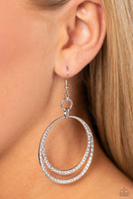 Load image into Gallery viewer, Spin Your Heels White Earrings