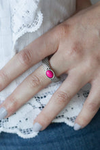 Load image into Gallery viewer, Zebra Zen Pink Skinny Band Ring