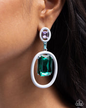 Load image into Gallery viewer, Dipped in Dazzle White Earrings
