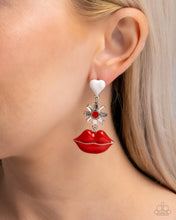 Load image into Gallery viewer, Let Me Kiss You Red Earrings