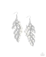 Load image into Gallery viewer, Flourishing Fancy White Earrings