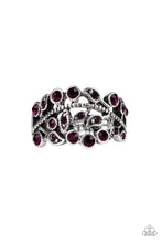 Load image into Gallery viewer, Bling Swing Purple Skinny Band Ring