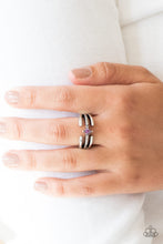 Load image into Gallery viewer, City Center Purple Skinny Band Ring