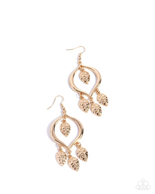 Leafy Landmark Gold Earrings