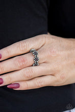 Load image into Gallery viewer, Dancing Daisies Purple Skinny Band Ring