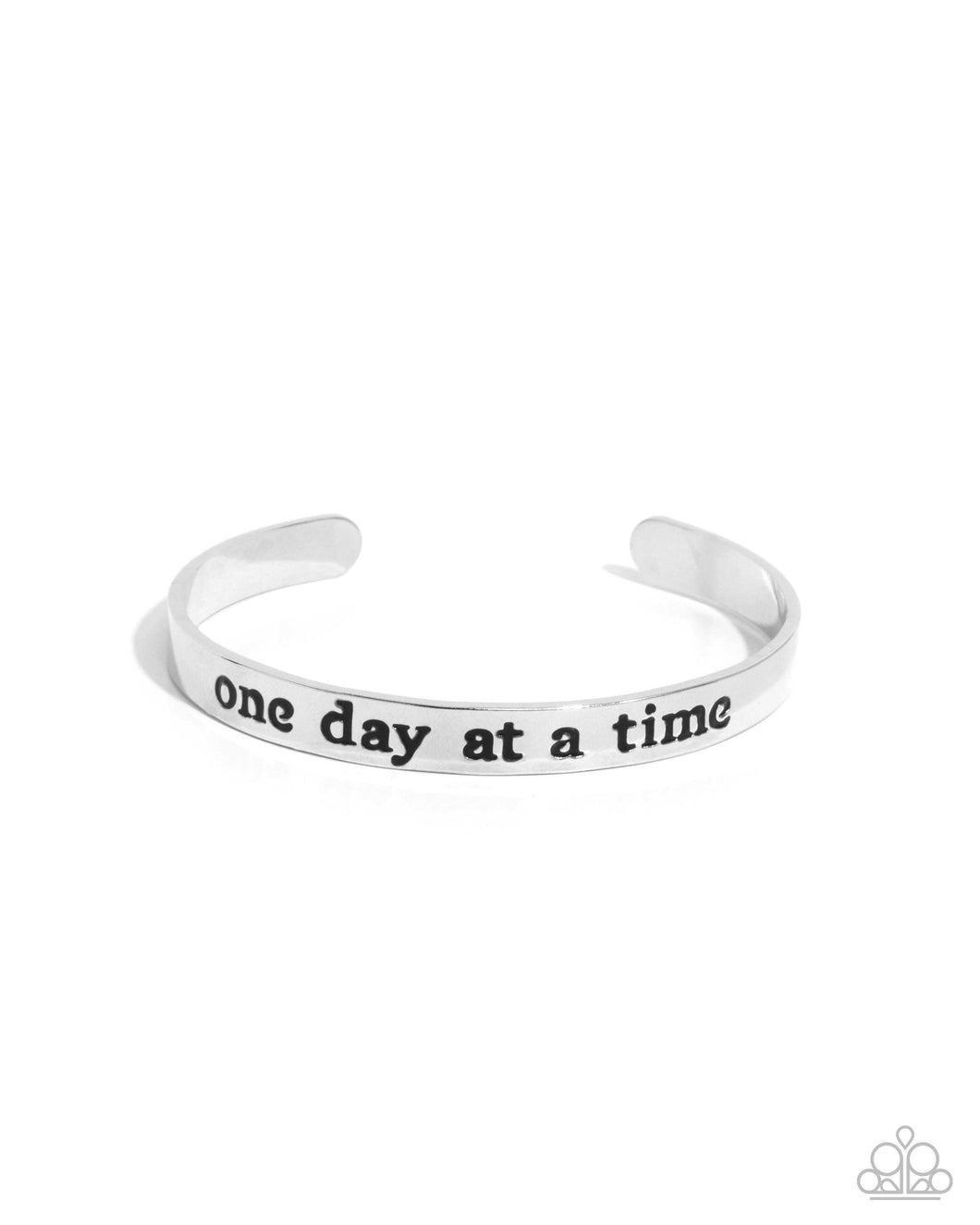 Day by Day Delight Silver Cuff Bracelet