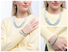 Load image into Gallery viewer, Trendy Trifecta Blue Bracelet