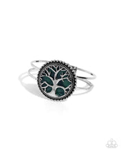 Load image into Gallery viewer, I Speak for the Trees Green Hinged Bracelet