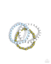 Load image into Gallery viewer, Trendy Trifecta Blue Bracelet