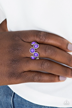 Load image into Gallery viewer, Foxy Fabulous Purple Skinny Band Ring