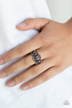 Load image into Gallery viewer, Glow Your Mind Purple Skinny Band Ring