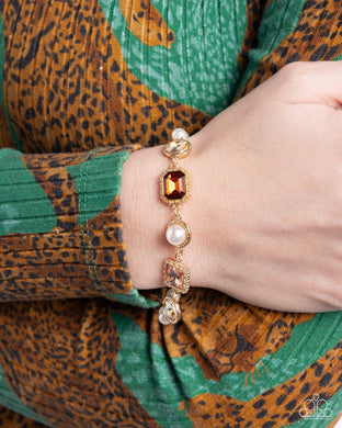 Dumbfounding Dazzle Brown Bracelet