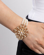Load image into Gallery viewer, Flattering Floral Gold Bracelet