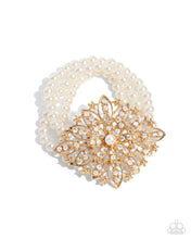 Load image into Gallery viewer, Flattering Floral Gold Bracelet