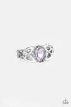 Load image into Gallery viewer, Shimmer Splash Purple Skinny Band Ring