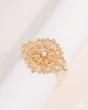 Load image into Gallery viewer, Flattering Floral Gold Bracelet