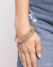 Load image into Gallery viewer, Sleek Specialty Gold Bracelet