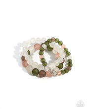 Load image into Gallery viewer, Simplistic Stack Green Bracelet