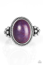 Load image into Gallery viewer, Stone Age Sophistication Purple Skinny Band Ring