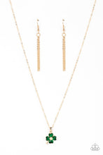 Load image into Gallery viewer, Kiss Me I’m Irish Gold Necklace