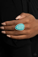 Load image into Gallery viewer, Marble Mecca Blue Ring