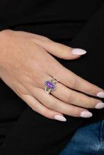 Load image into Gallery viewer, Zest Quest Purple Skinny Band Ring