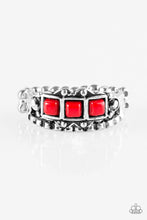 Load image into Gallery viewer, Color Me EMPRESSed Red Skinny Band Ring