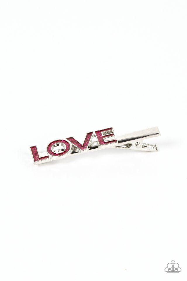 Adorned Adornment Pink Hair Clips