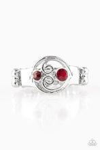 Load image into Gallery viewer, Oceanic Bliss Red Skinny Band Ring
