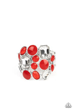 Load image into Gallery viewer, Multichromatic Meditation Red Ring