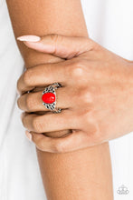 Load image into Gallery viewer, Princess Problems Red Skinny Band Ring