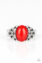 Load image into Gallery viewer, Princess Problems Red Skinny Band Ring