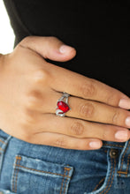 Load image into Gallery viewer, Romantic Reverie Red Skinny Band Ring