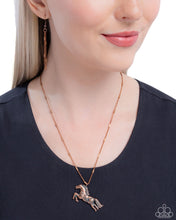 Load image into Gallery viewer, Stallion Spotlight Copper Necklace