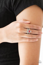 Load image into Gallery viewer, Timeless Tiaras Red Skinny Band Ring