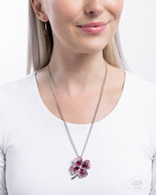 Load image into Gallery viewer, Four Leaf Fashion Pink Necklace