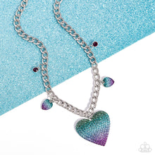 Load image into Gallery viewer, For the Most Heart Purple Necklace