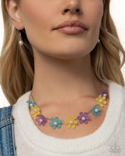Load image into Gallery viewer, Floral Revival Purple Necklace