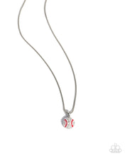 Load image into Gallery viewer, Baseball League Red Necklace